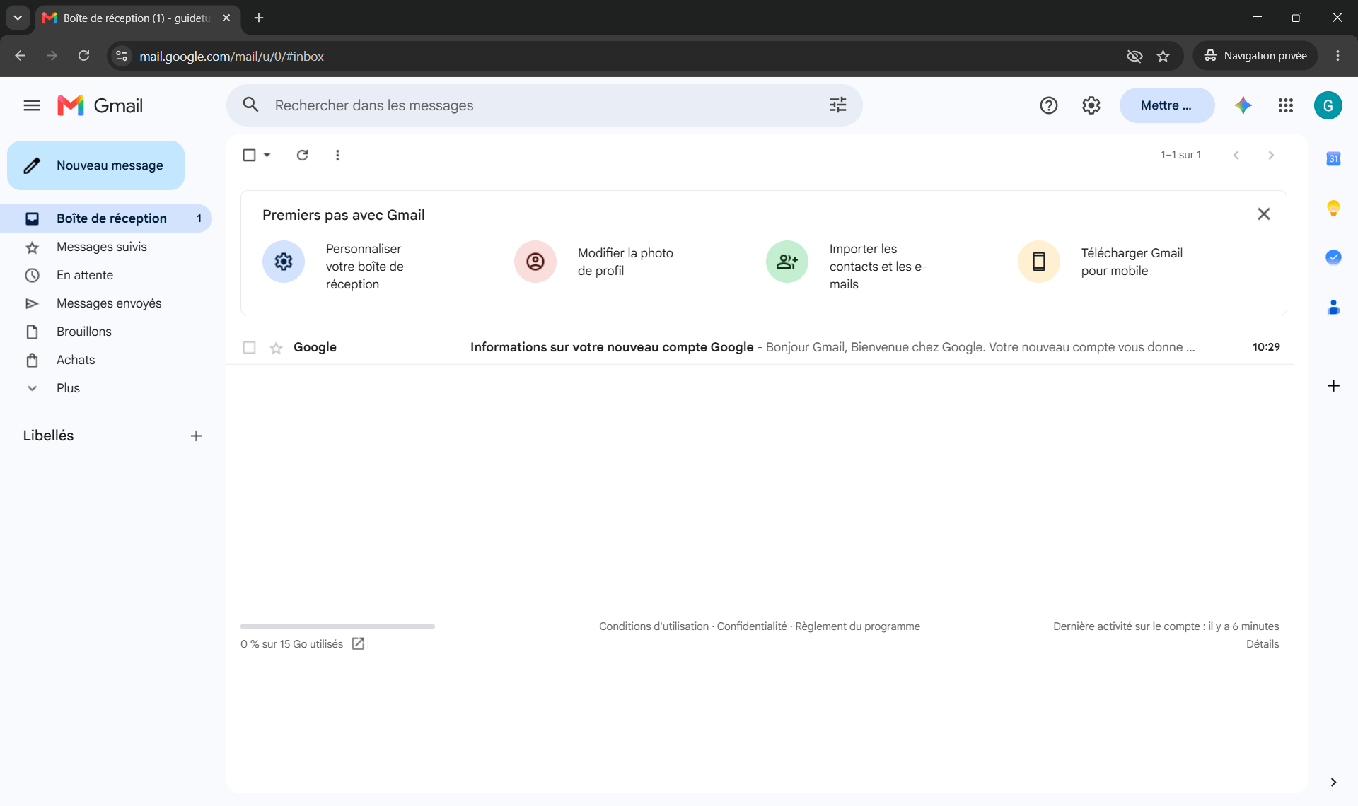 Se connecter à Gmail : accès à la messagerie