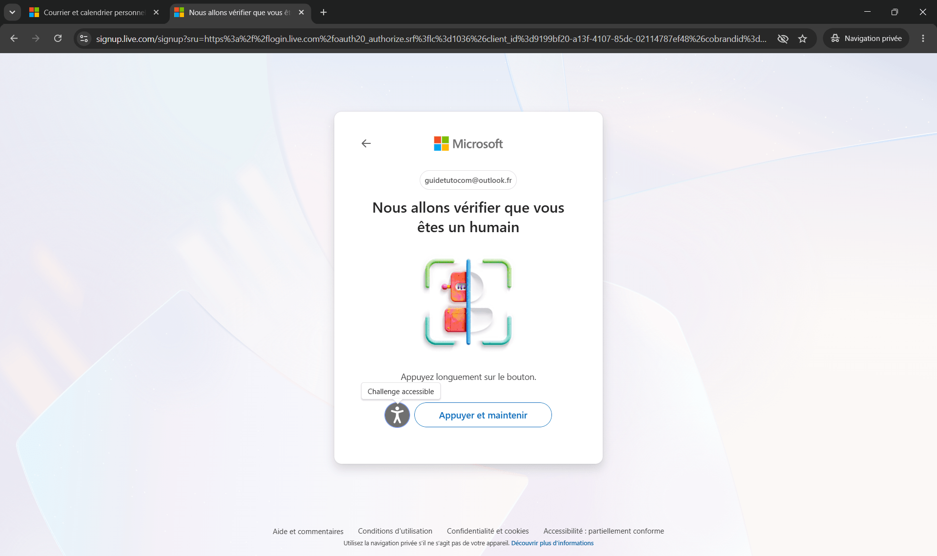 Créer une adresse Outlook