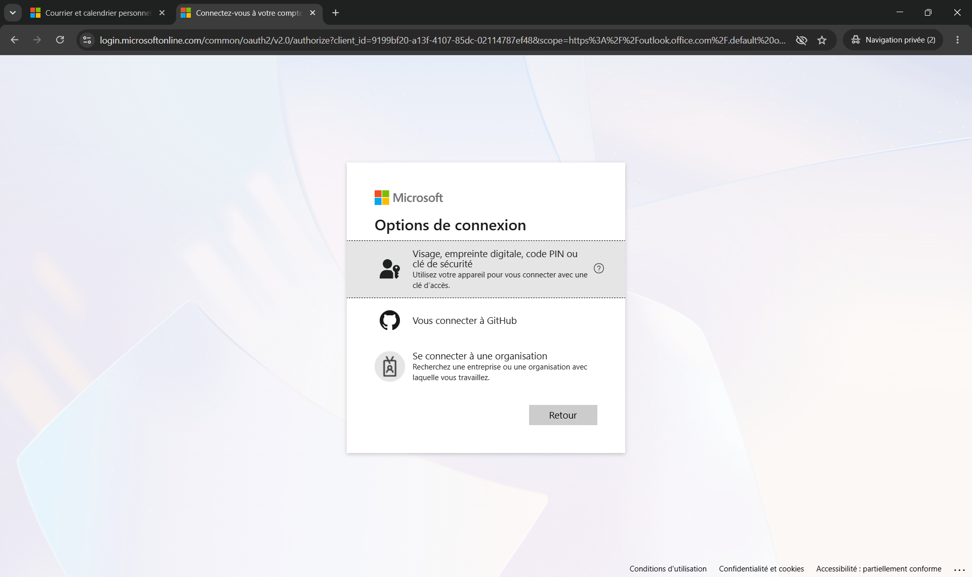 Se connecter à Outlook sans mot de passe
