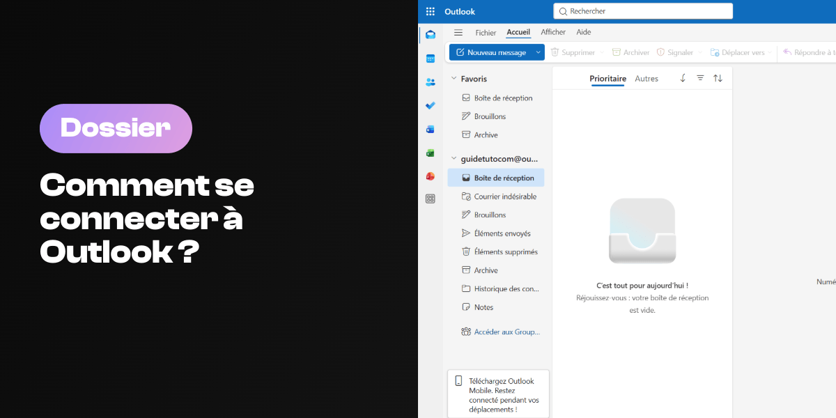 Se connecter à Outlook