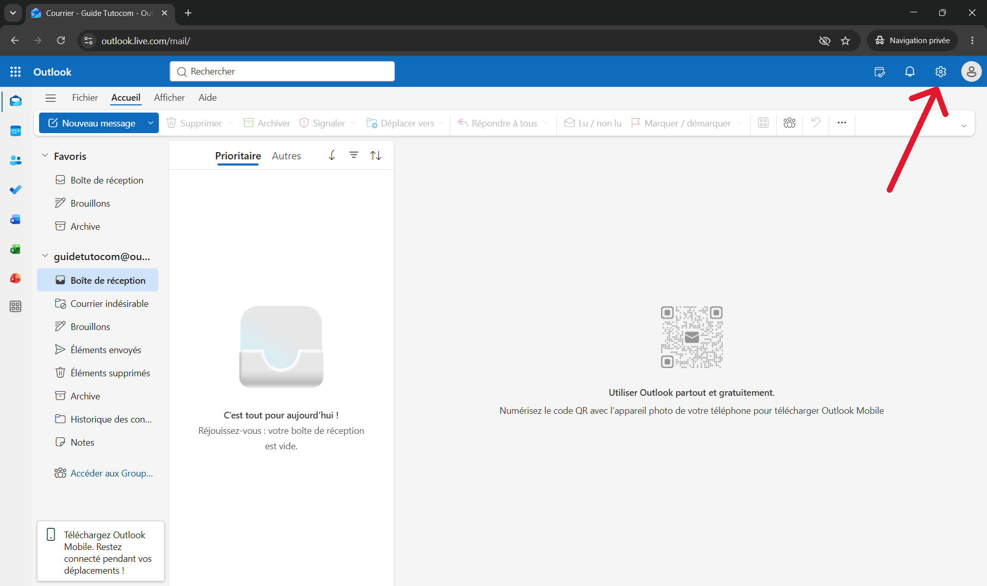 Les &eacute;tapes pour annuler un envoi sur Outlook