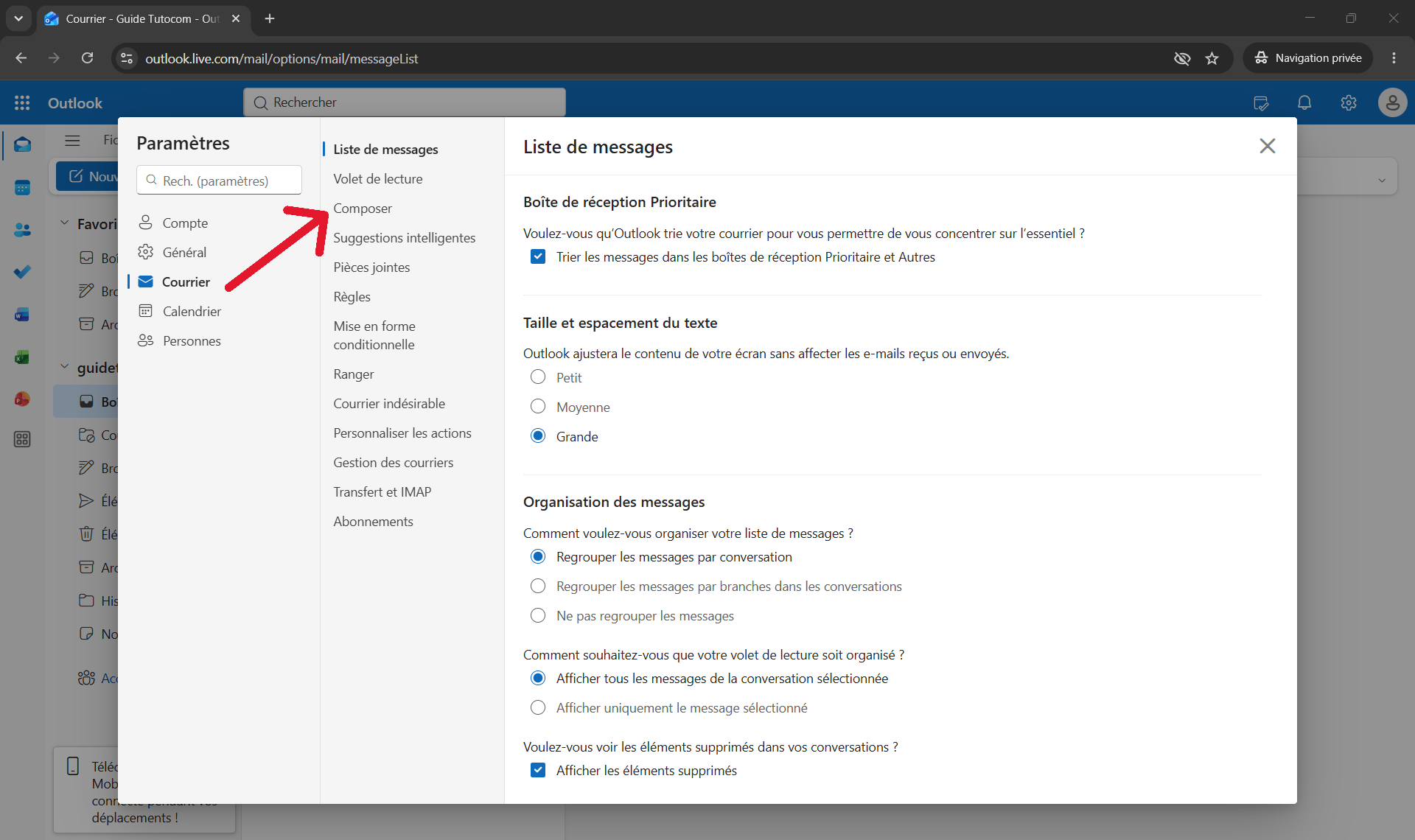 Les étapes pour annuler un envoi sur Outlook