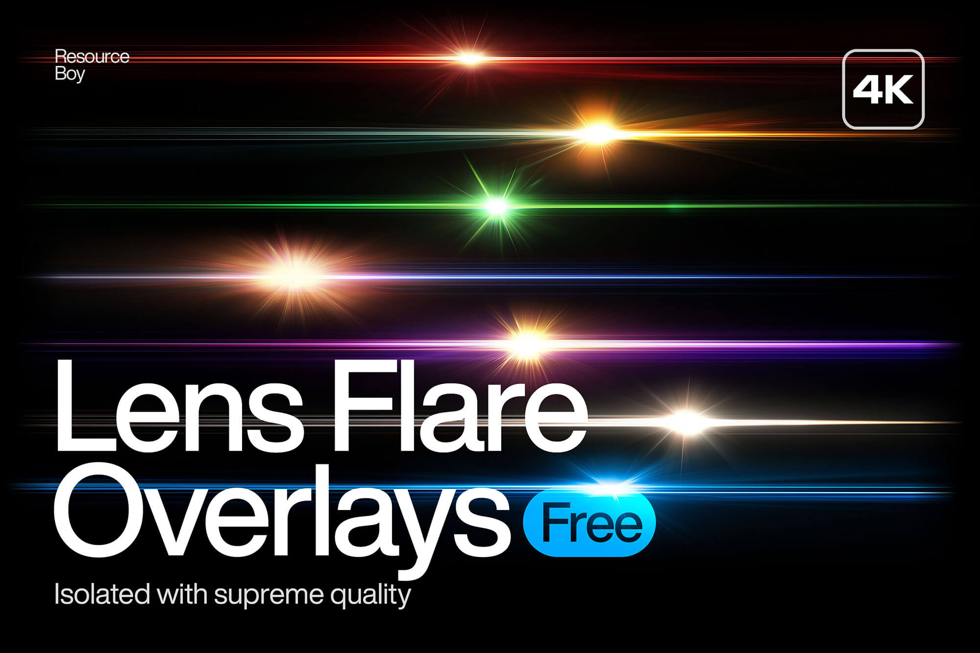 Effet lens flare lumineux sur une photographie