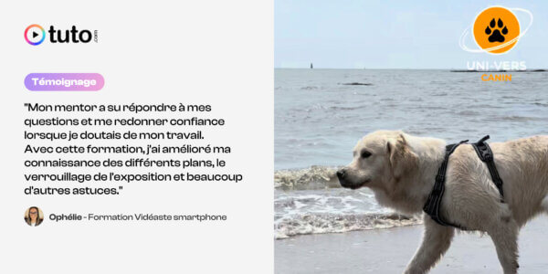 Se former à la vidéo avec son smartphone : le témoignage d'Ophélie