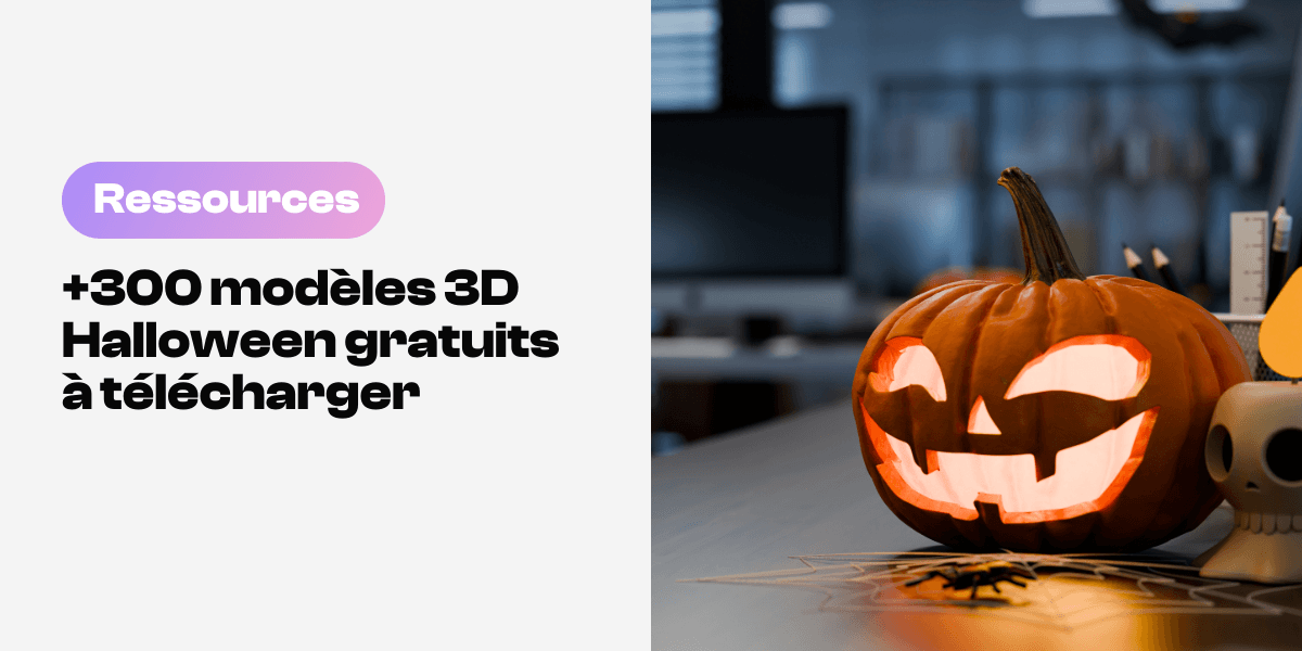 300 Modèles 3D Halloween Gratuits à télécharger 