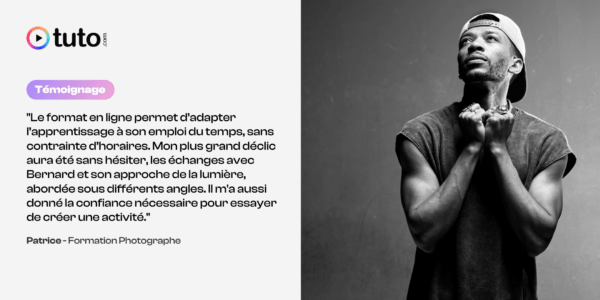 Patrice, architecte et photographe portrait : son parcours