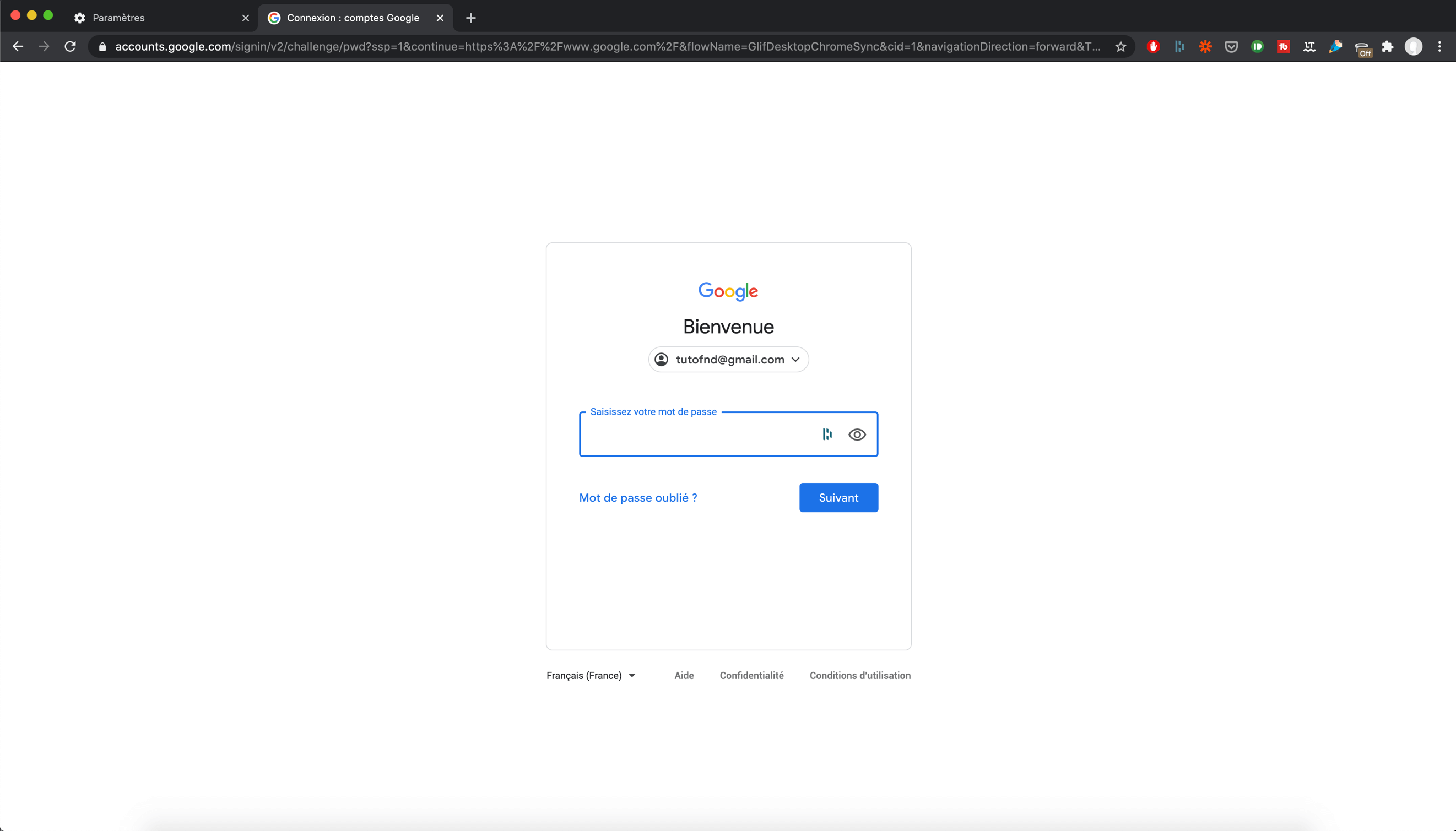 gmail se connecter
