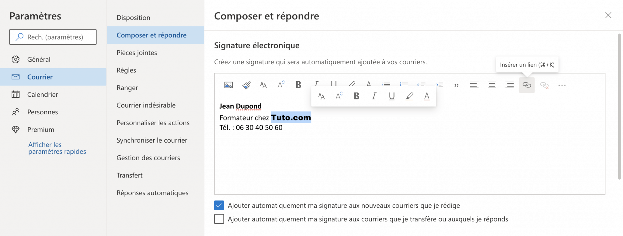 Comment mettre une signature sur Outlook ? Blog