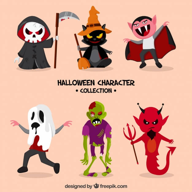 6-personnages-halloween