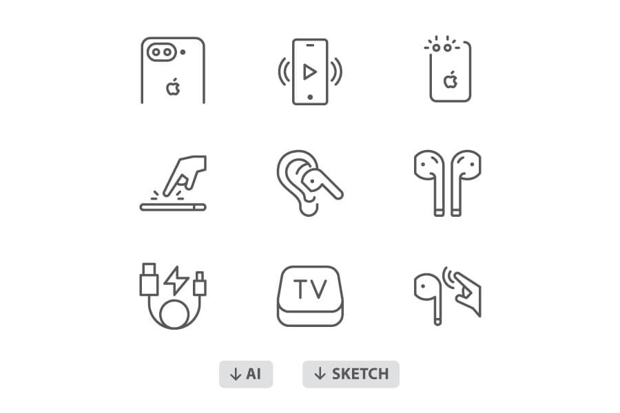 Apple-products-icons