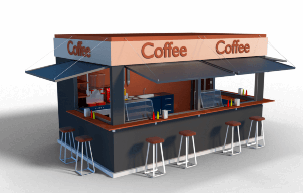 Coffee shop 3D
