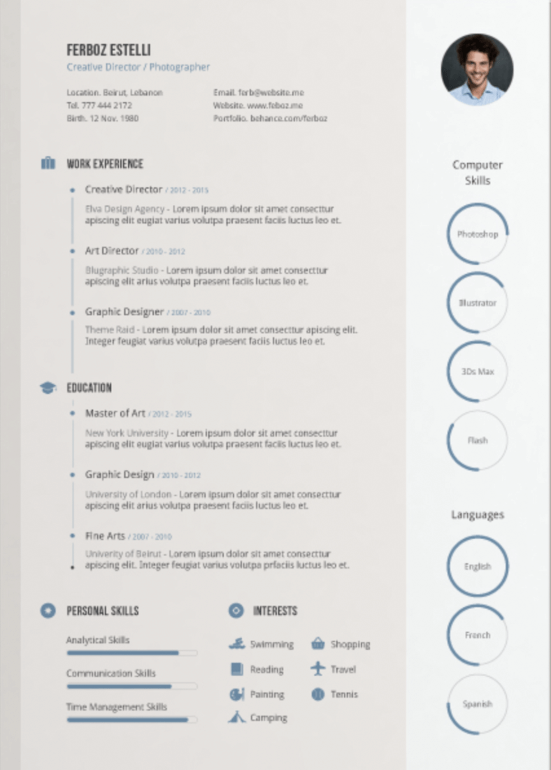 20 templates de CV gratuits pour faire la différence - Blog Tuto.com