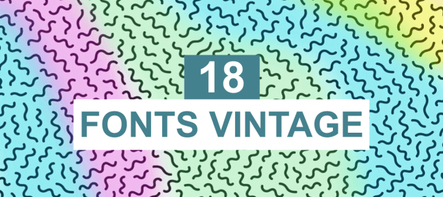 18 fonts vintage gratuites à télécharger