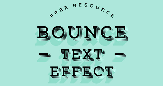 bounce-effet-texte