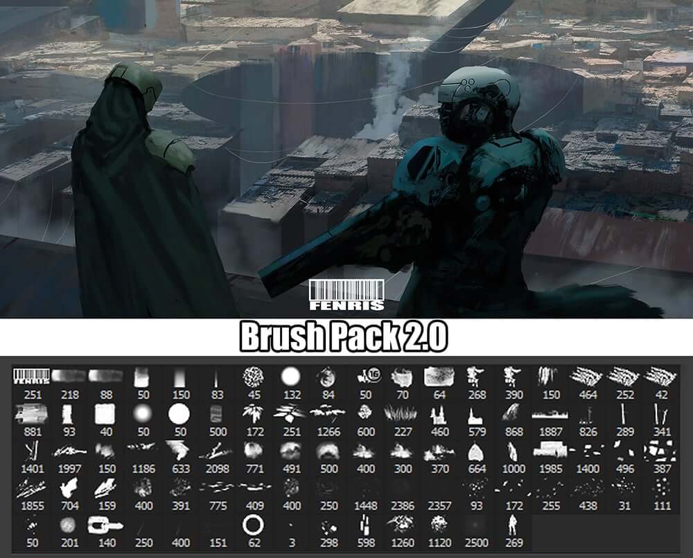 Digital Painting : 26 packs de brushes Photoshop gratuits au top