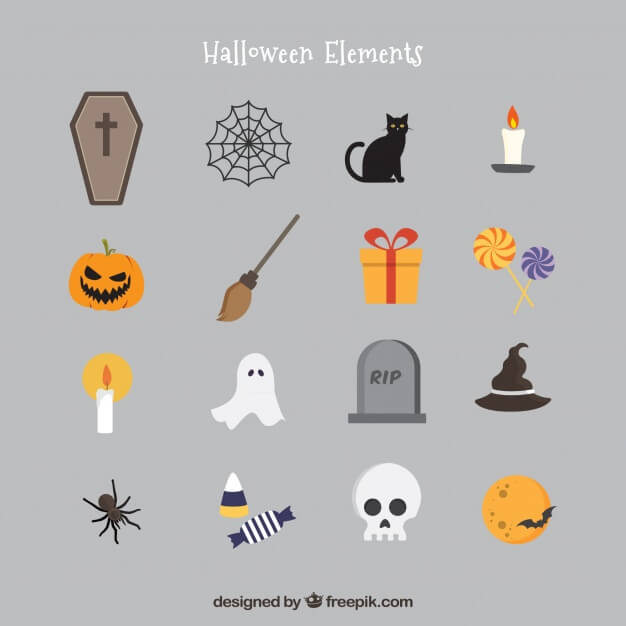 elements-vectoriels-halloween