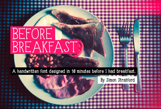font-before-breakfast