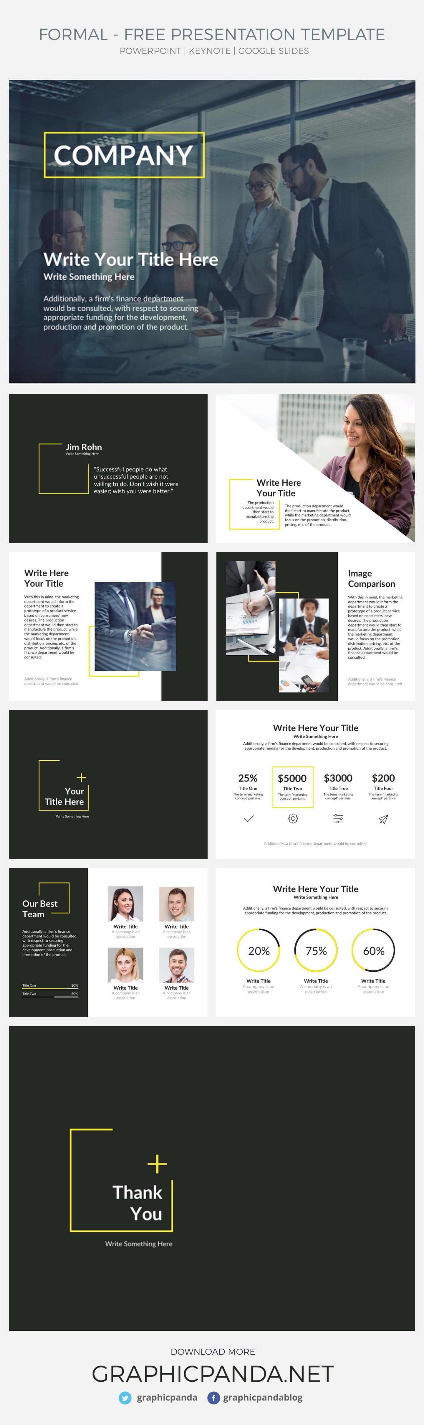 22 templates Powerpoint  gratuits  utiliser dans vos 