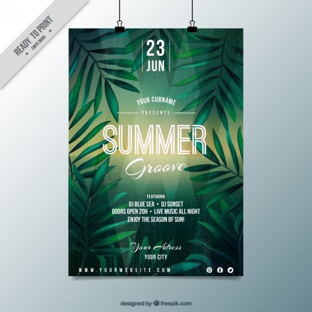 green-summer-poster