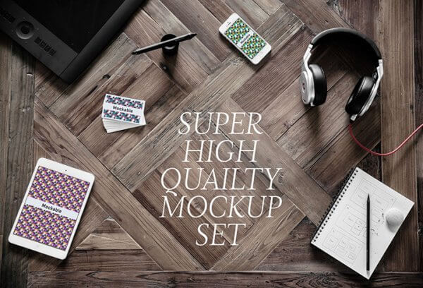 27 mockups gratuits & variés pour donner vie à vos créations