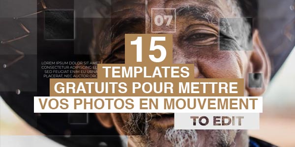 15 templates After Effects gratuits Slideshow pour mettre vos photos en mouvement