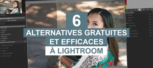 6 alternatives gratuites et efficaces à Lightroom