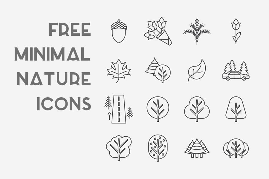 minimal-nature-icons