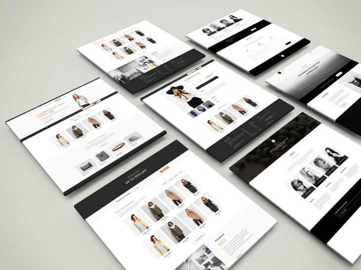 Download 15 mockups web en perspective pour présenter différemment ...