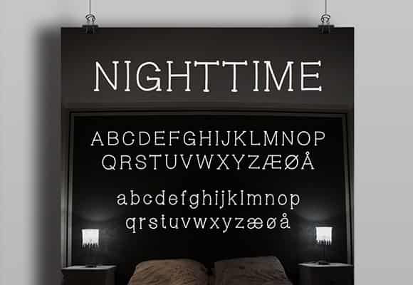 nighttime-font