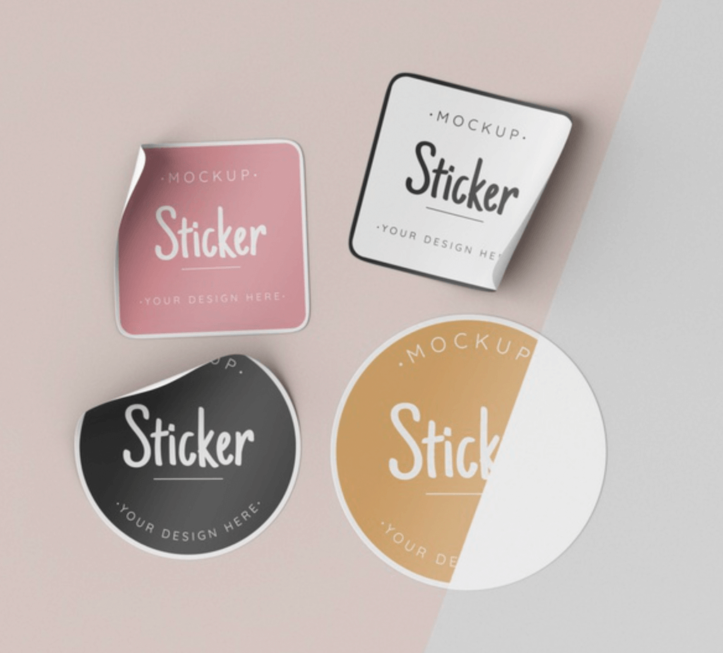 15 mockups de stickers gratuits pour vos travaux graphiques - Blog Tuto.com
