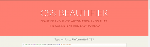 css beautify online