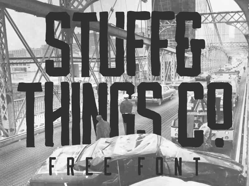 stuff-things-font