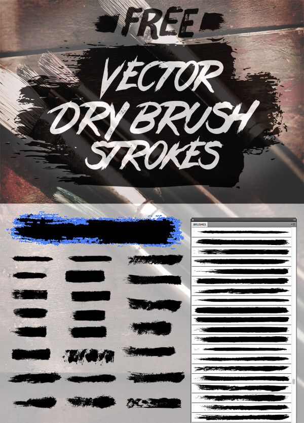 vector-dry-brush-illustrator